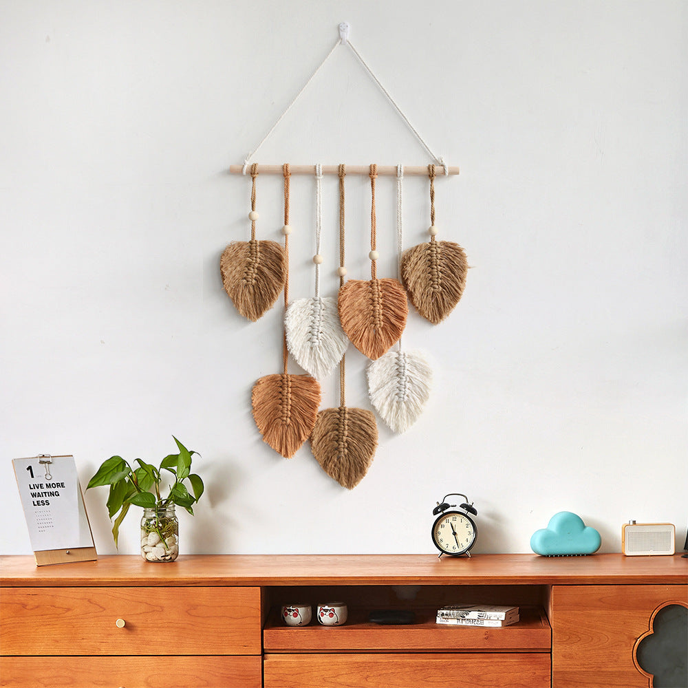 Macrame Leaf Wall Hanging