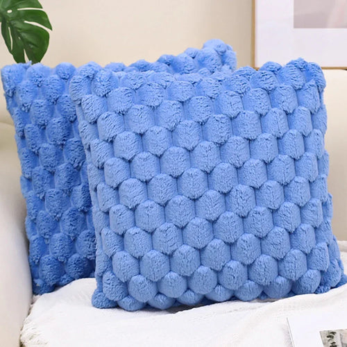 Pineapple Grid Turtle Pattern 3D Soft Cushion Cover (no filling)