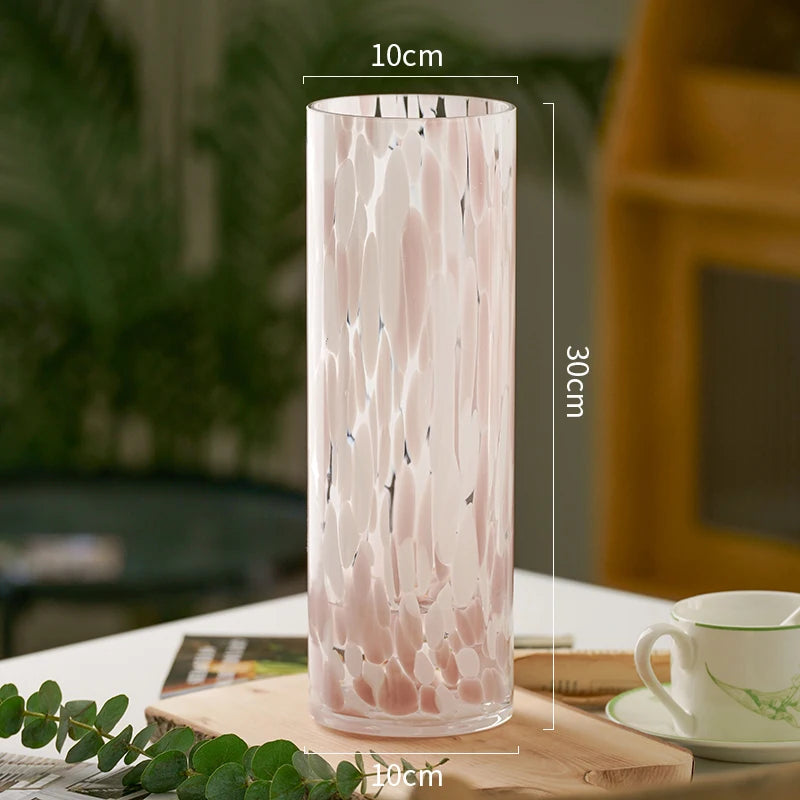 Medieval Glass Vase Pink