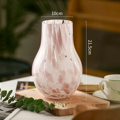 Medieval Glass Vase Pink