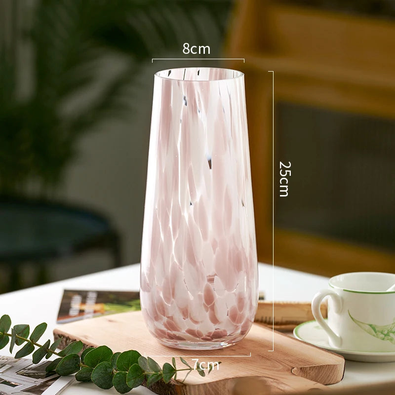 Medieval Glass Vase Pink